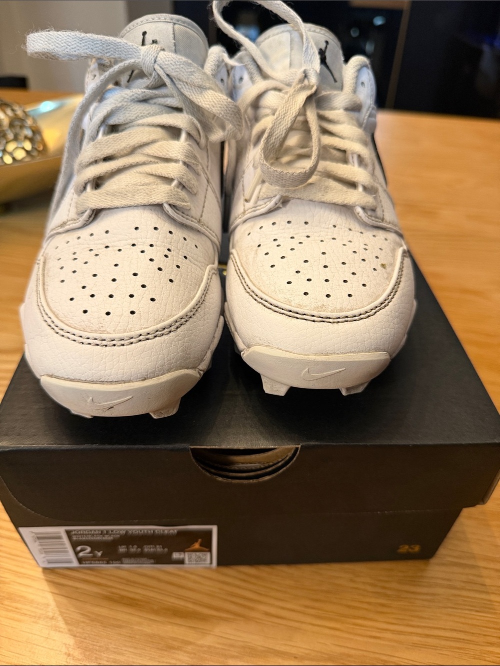 Nike White Low-Top Leather Sneakers